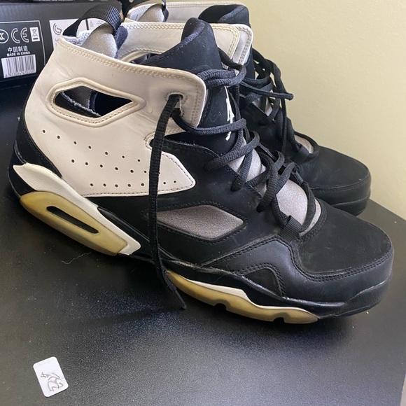 Nike AIR JORDAN Flight Club '91 Mens Size 10.5 Basketball Shoes Jumpman Black - Picture 2 of 8